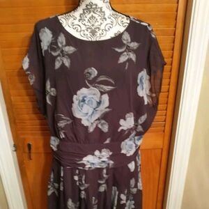 Eshakti Sleeveless Floral Dress Size 22W